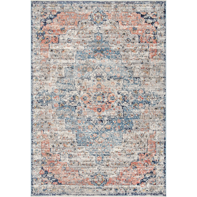 Deja Oriental Machine Woven Area Rug 
