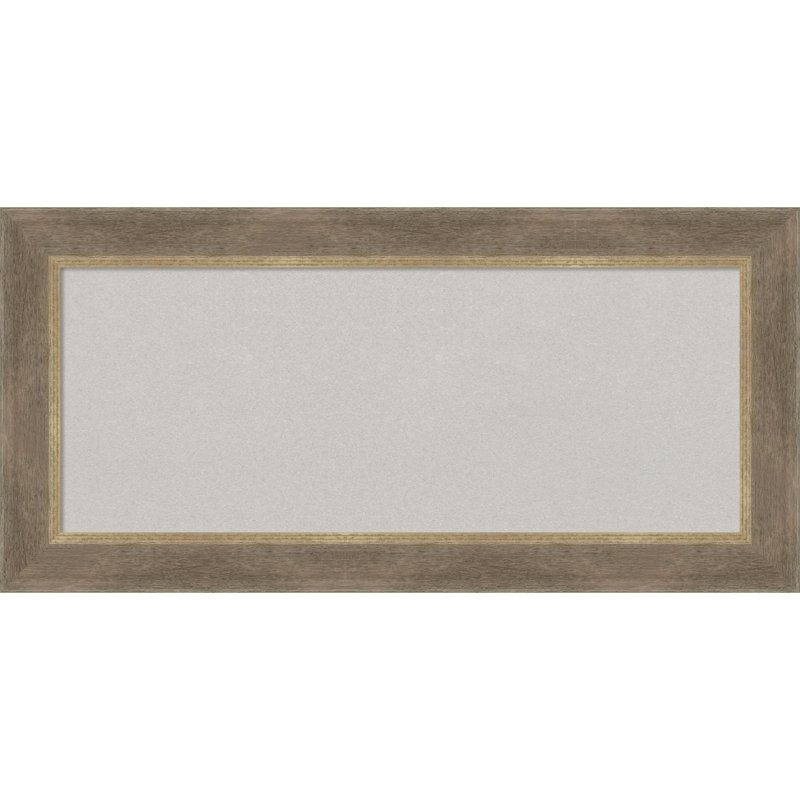 Tableau de bord en bois brun clair Driftwood, tableau d'affichage en liège, tableau d'organisation, tableau d'affichage, Gris