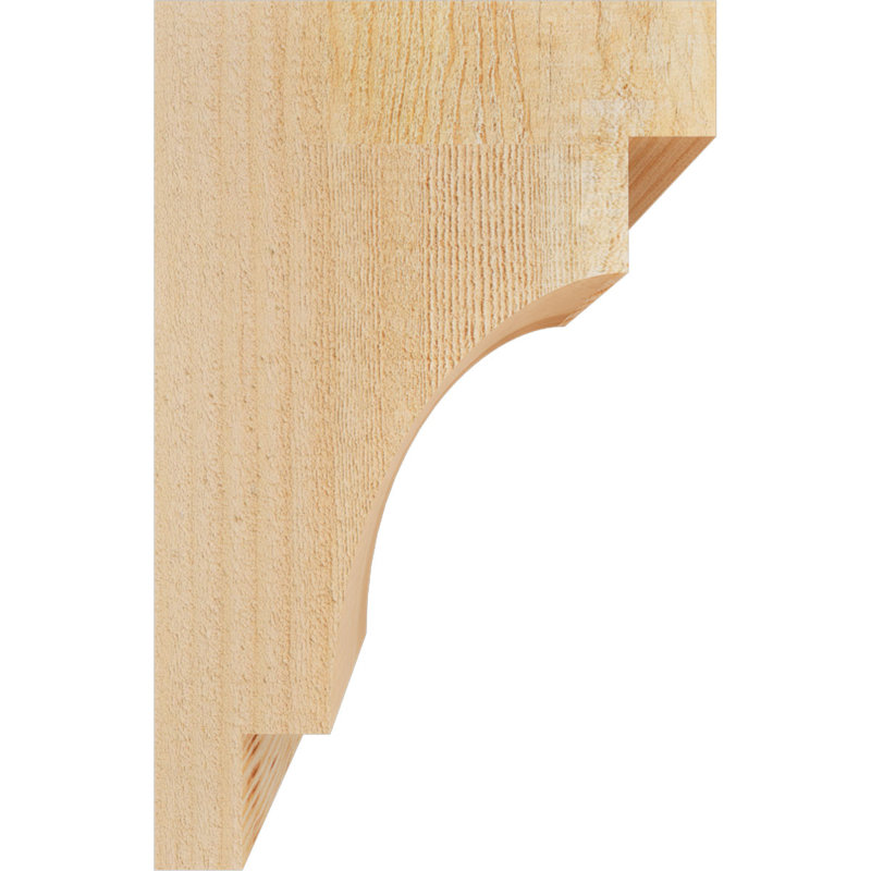 Corbeau méditerranéen, H 12 po x l 6 po x P 8 po, Sapin de Douglas, Sciage brut