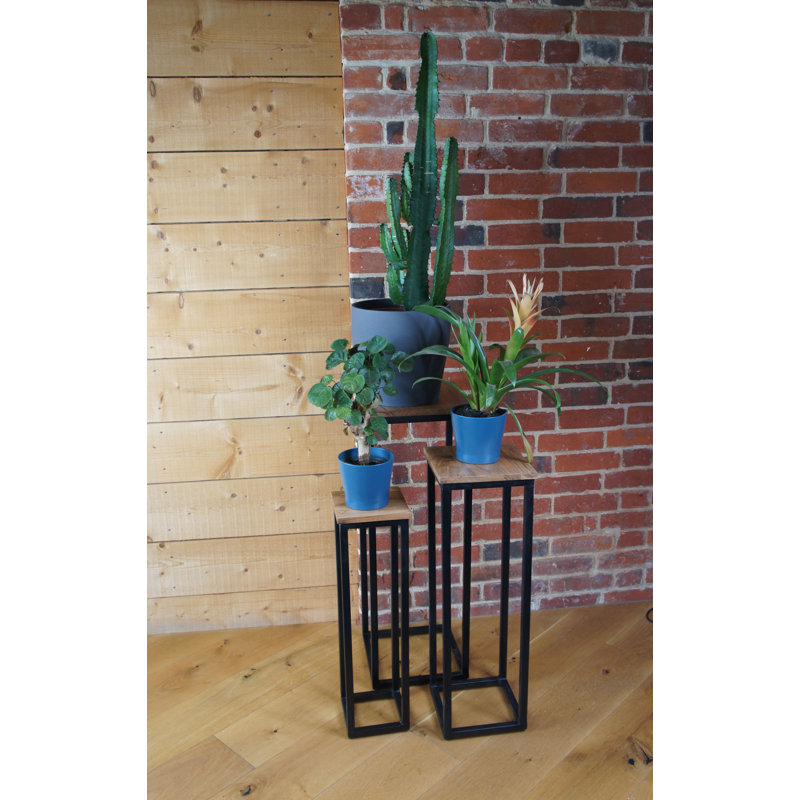 Cropper Plant Stand - Set of 3, Brown