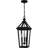Achaius 3-Light Matte Black Outdoor Hanging Lantern