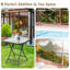 Table d'appoint en acier Asala