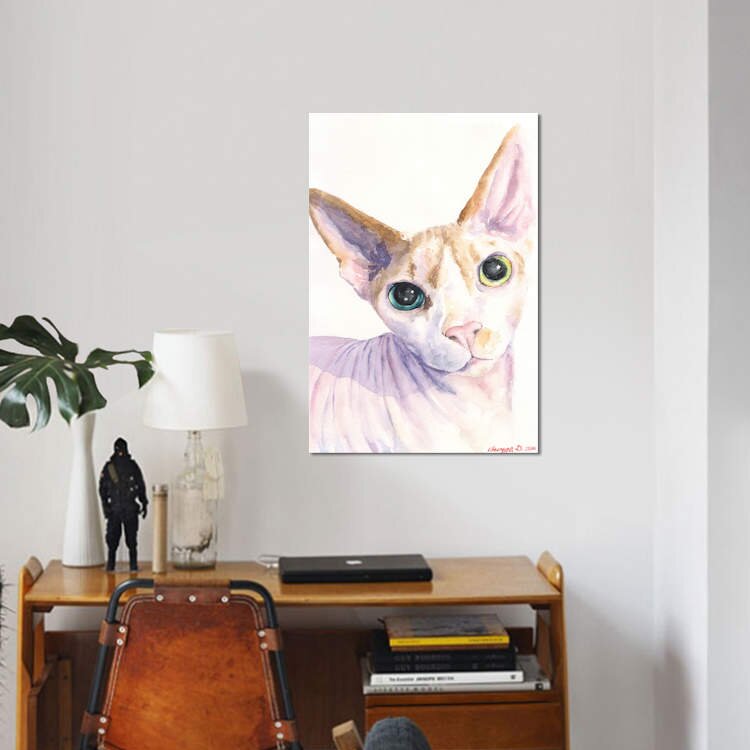 Bless international Sphynx Cat by George Dyachenko Print - Wayfair Canada