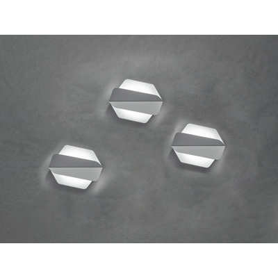 Dolomite Steel LED Flush Mounted Sconce