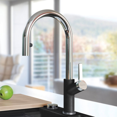 Urbena Pull-Down Dual-Spray Kitchen Faucet