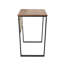 Bureau pour le travail productif: 38 po x 22 po x 30 po avec finition café foncé et bureau de travail en métal: 38 po x 22 po x 30 po, pieds supérieurs, offre une grande stabilité d'espace