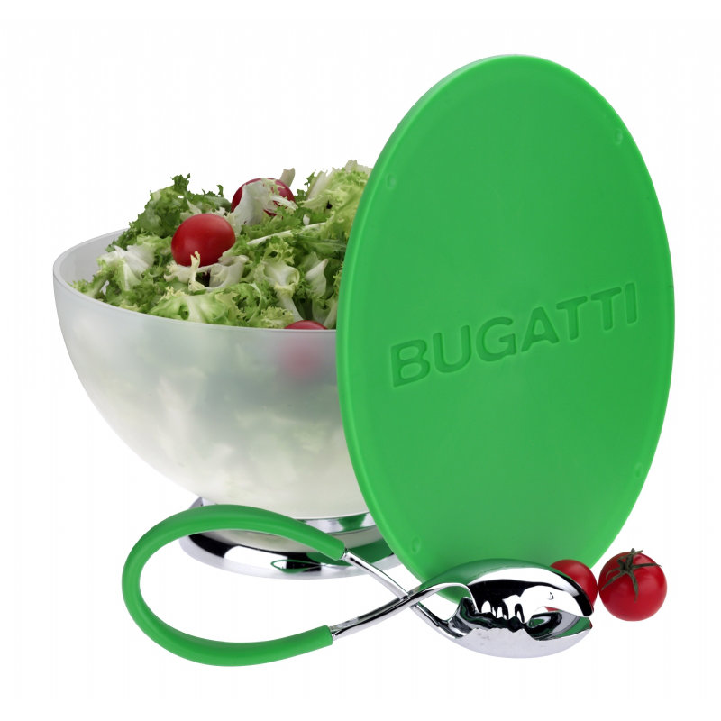 Bugatti Italy Kiss Salad Tong, Green
