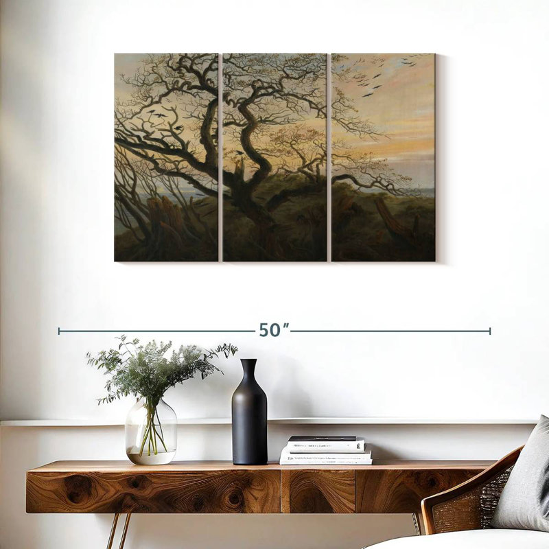 Harnek, arbre des corbeaux, H 24 po x l 38 po