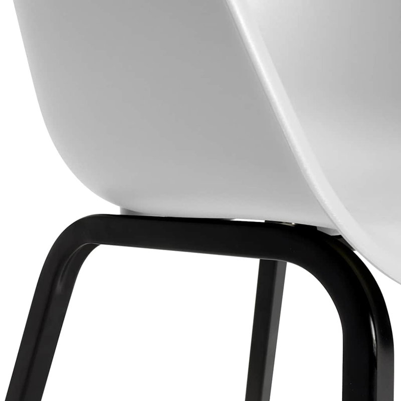 Patio Dining Side Chair, White