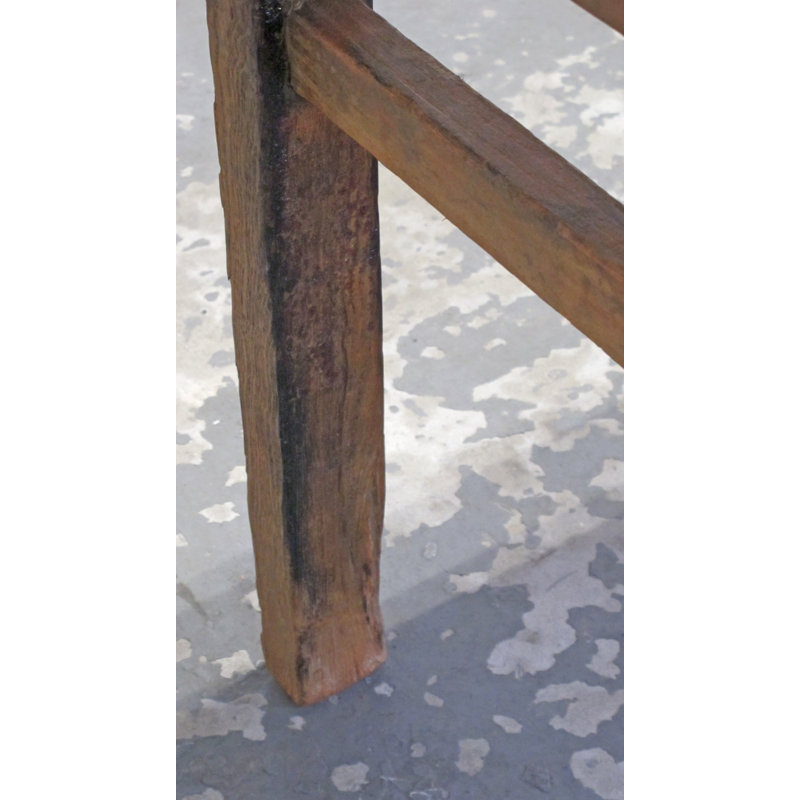 61" Long Elm Wood Console Table
