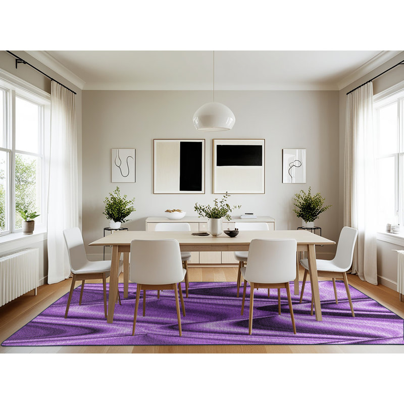 Abstract Indoor Rug, Rectangle 7' x 10'
