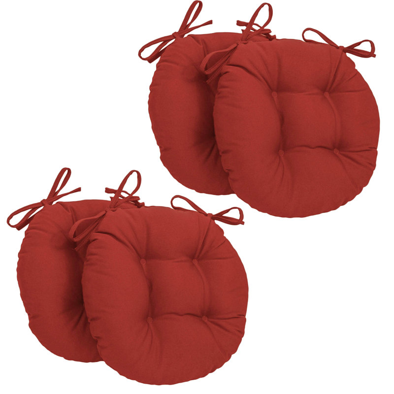 Outdoor 3.5'' Seat Cushion, Ruby Red