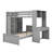Kids Twin Loft Bed with Drawers-728884238