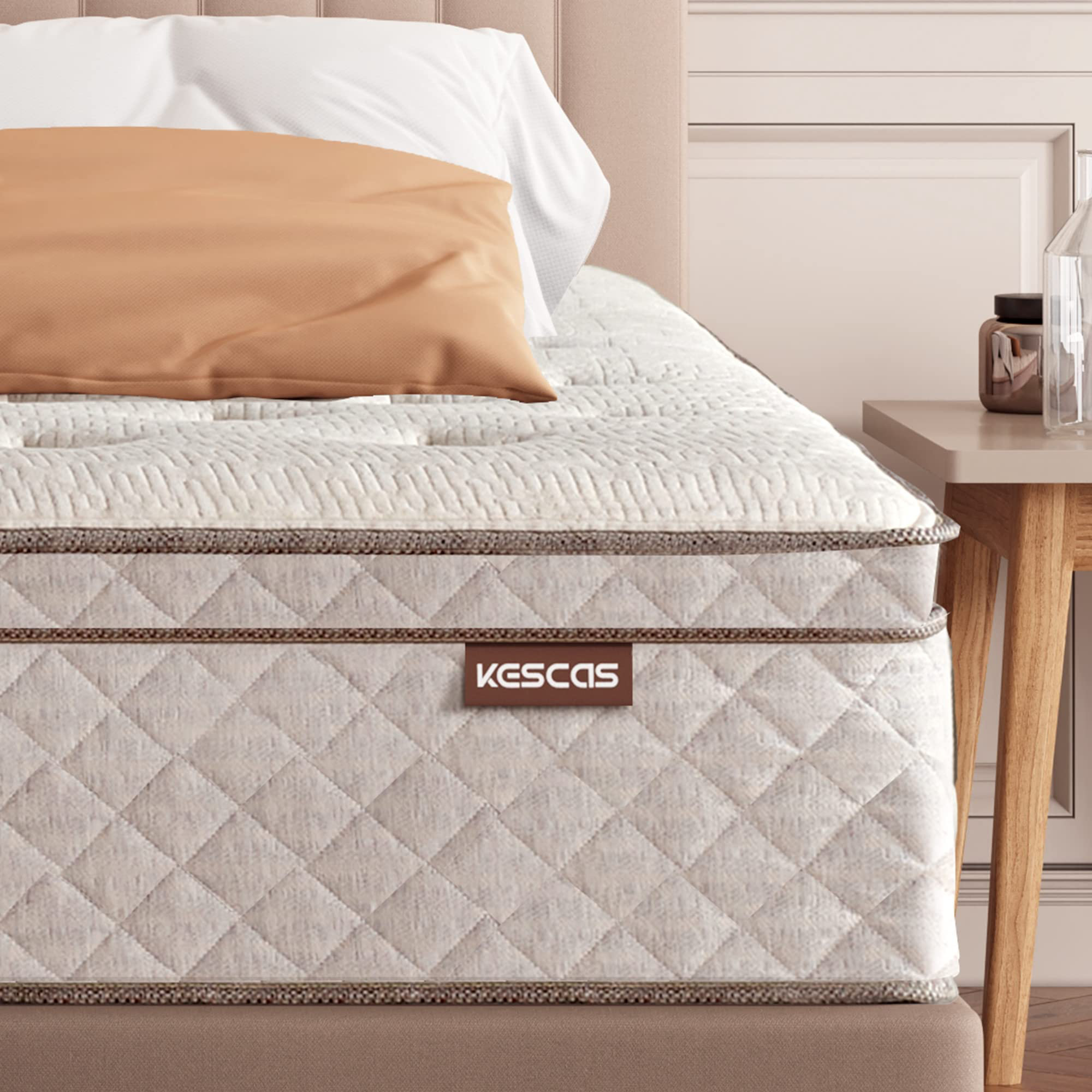 Serweet 8 Inch Memory Foam Hybrid Mattress With Knitted Fabric Cover Linen And Reviews Wayfair