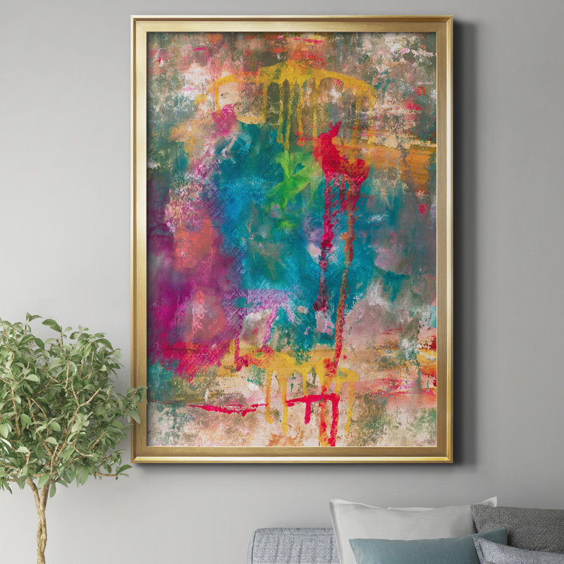 «Susan Jill» par J Paul, reproduction d'art sur toile encadrée, H 26,5 po x l 36,5 po x P 1,5 po, Doré