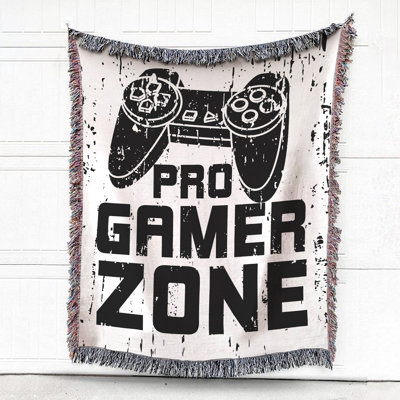 Video Game Illustration 100% Cotton Throw
