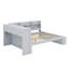 Lit de jour peu encombrant avec armoires, range-chaussures et ports USB-1837624710