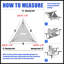 Toile d'ombrage 200 UV Triangle-115612846-55597055
