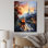 «Prathu Colorful New York Bronx», reproduction sur toile