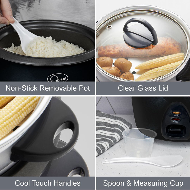 1 litre rice cooker and steamer