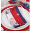 Étoiles patriotiques et serviette à carreaux - linge de table Americana pour le 4 juillet, fête de l'Indépendence et fêtes, 20 po x 20 po
