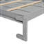 Lit escamotable double avec tablettes