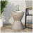 Outdoor MGO Side Table, Light Grey