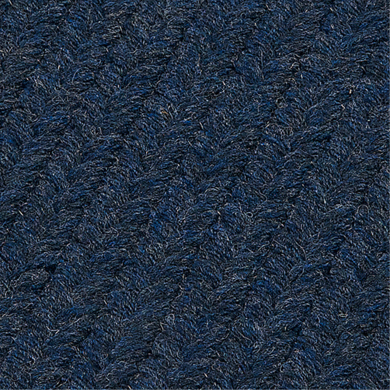 Tapis réversible en mélange de laine Tanguay - encre de Chine, Carré 8 pi