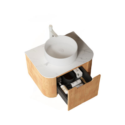 Bathroom Vanity Wall-Mounted Floating Vanity With Sink