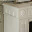 Armoire d'entrée de cheminée en bois massif et bouleau massif + bois manufacturé noir et blanc
