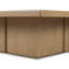 Table basse Pecos - Chêne clair délavé