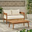 Causeuse + table basse