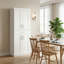 Garde-manger avec tablettes réglables, armoire de rangement avec portes et tiroir pour la cuisine et le salon