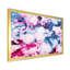 Art liquide et marbre rose et bleu - peinture sur toile-67407243-67407232
