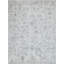 Rectangle Oriental Hand Loomed Wool/Bamboo Slat/Seagrass Area Rug in Ivory/Silver-1733717640