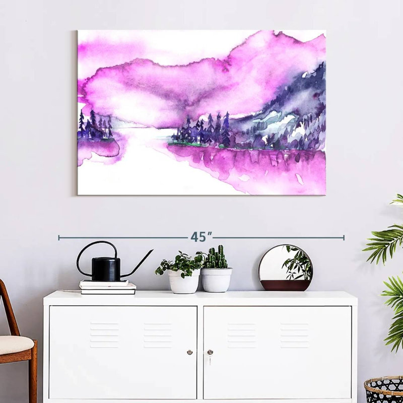 Avery Pink Mountain, 26" H x 39" W