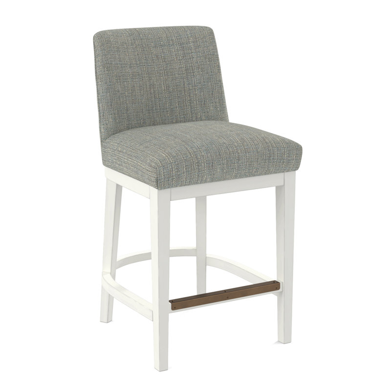 Upholstered Stool, 61492-88, White