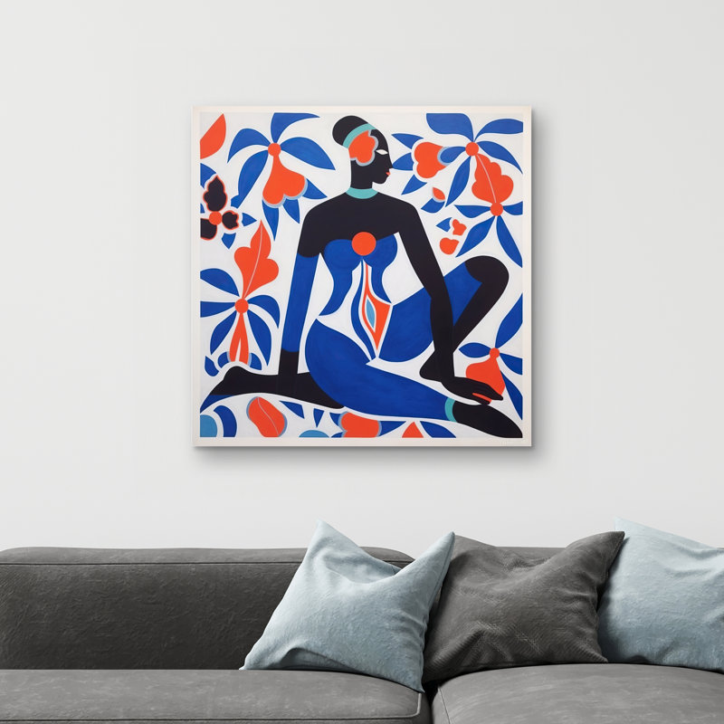 Pure yoga - 32"x32" art on canvas