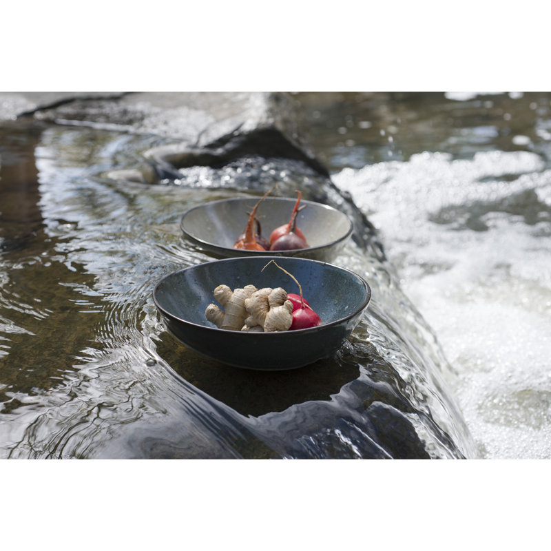 Fortessa Ston Stoneware, 7.5" Bowl (Set of 4), Twilight, Twilight