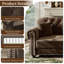 Canapé Chesterfield 63 po en velours-723067181