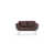 100 % polyester brun est en rupture de stock