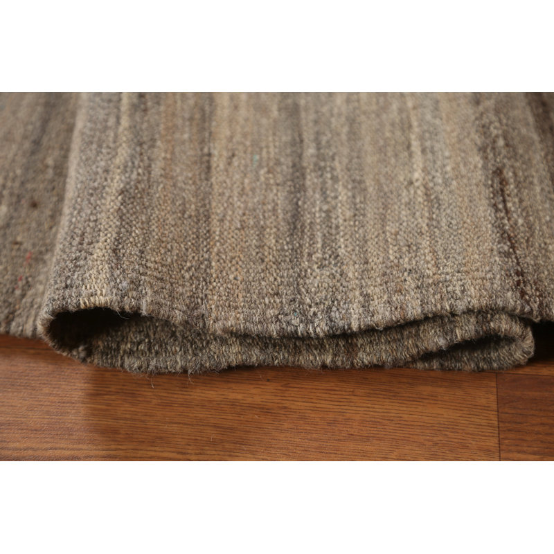 Tapis unique en laine noué à la main 6 pi 6 po x 9 pi 6 po nouvel âge Haja