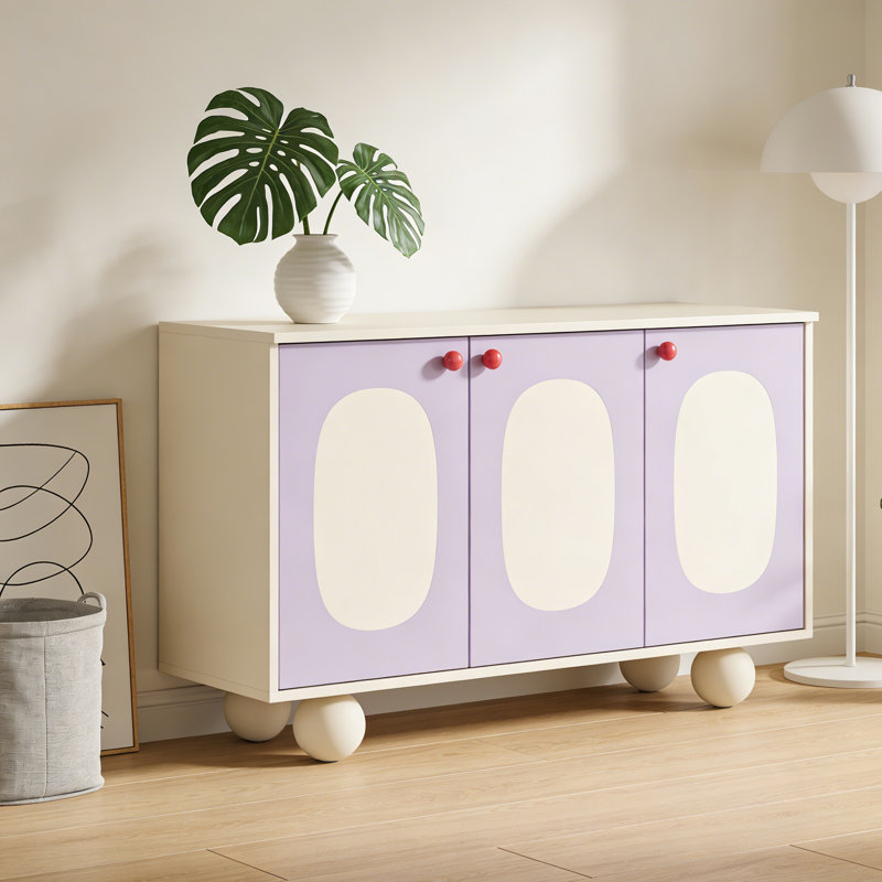 Buffet Nordic Light, Mauve / crème