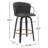Benedic Swivel Upholstered Counter Stool-776520397