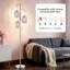 177.8cm Polished Column Floor Lamp