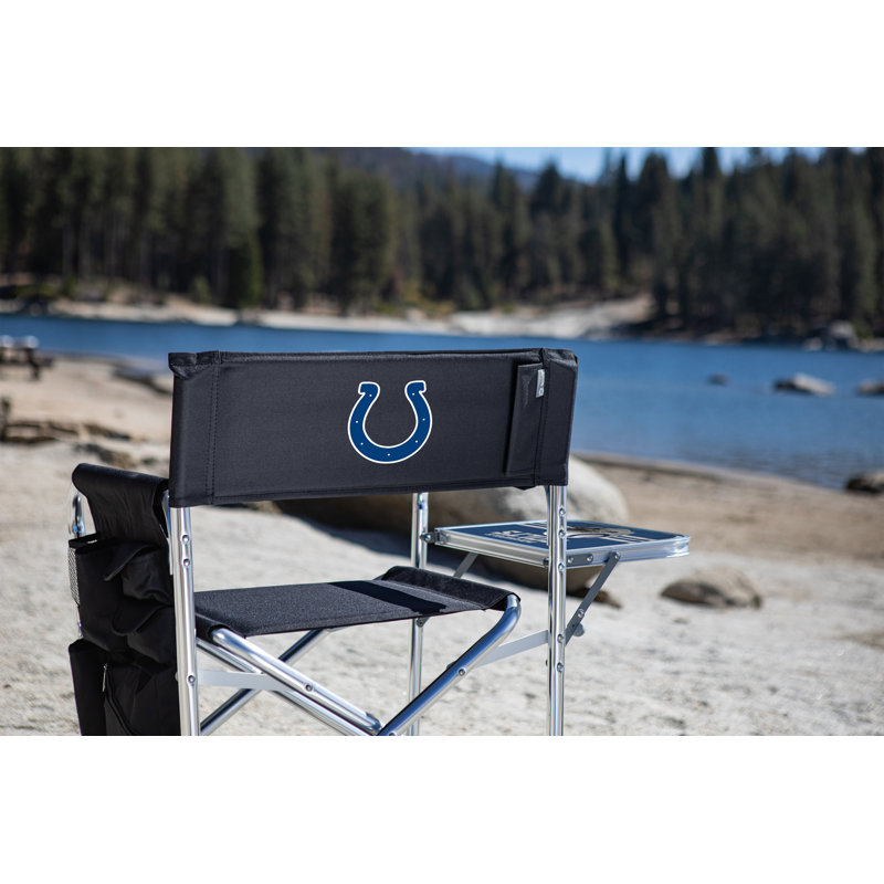 Folding Director Chair, Indianapolis Colts, Black