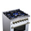 Cuisinière à carburant double 30 po Massimo - blanc-116499867