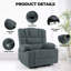 Fauteuil inclinable avec massage et vibration chauffante