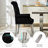 Upholstered Tufted Arm Dining Chairs-644862585