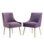 Chaise d'appoint en velours Magallanes-909621713